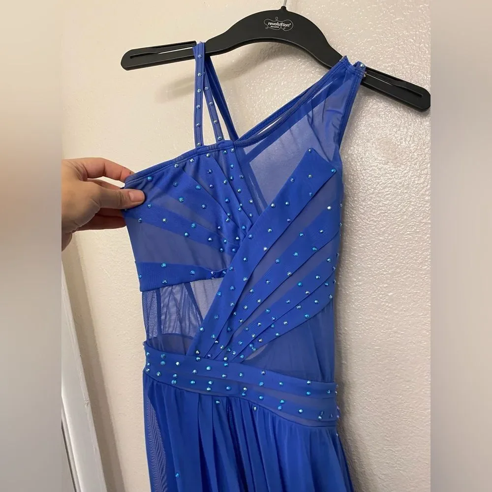 Tenth House custom 2 Die 4 Dance costume INCLINATION TD25459 lyrical blue LA